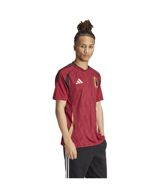 Adidas Belgium 2024 Home Jersey (Red)