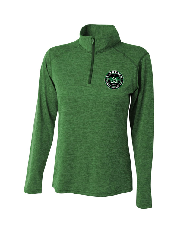 CORKTOWN WFC 25: LADIES 1/4 ZIP (GREEN)