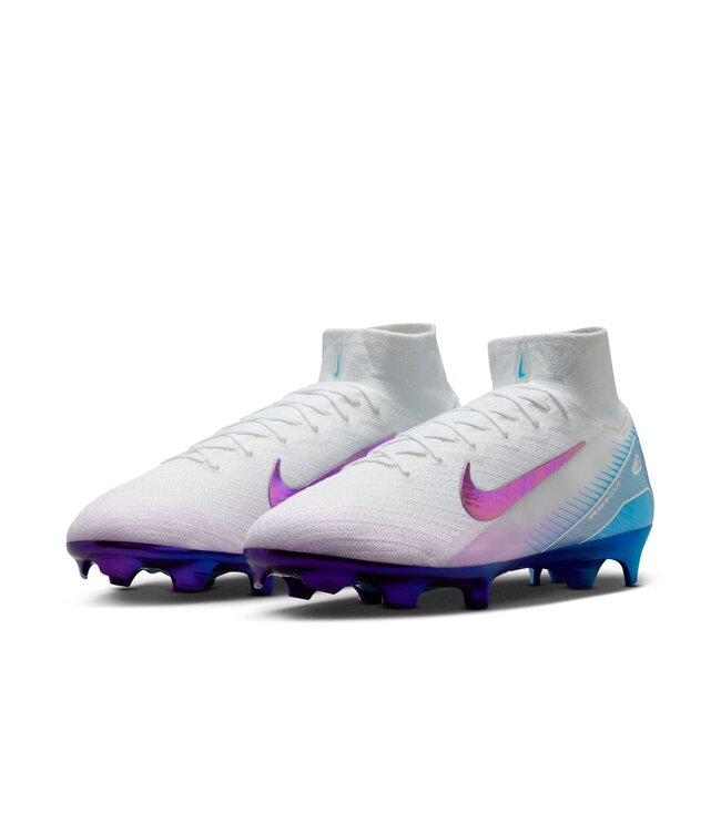 Nike Zoom Mercurial Superfly 10 Elite LV8 FG (White/Multi)