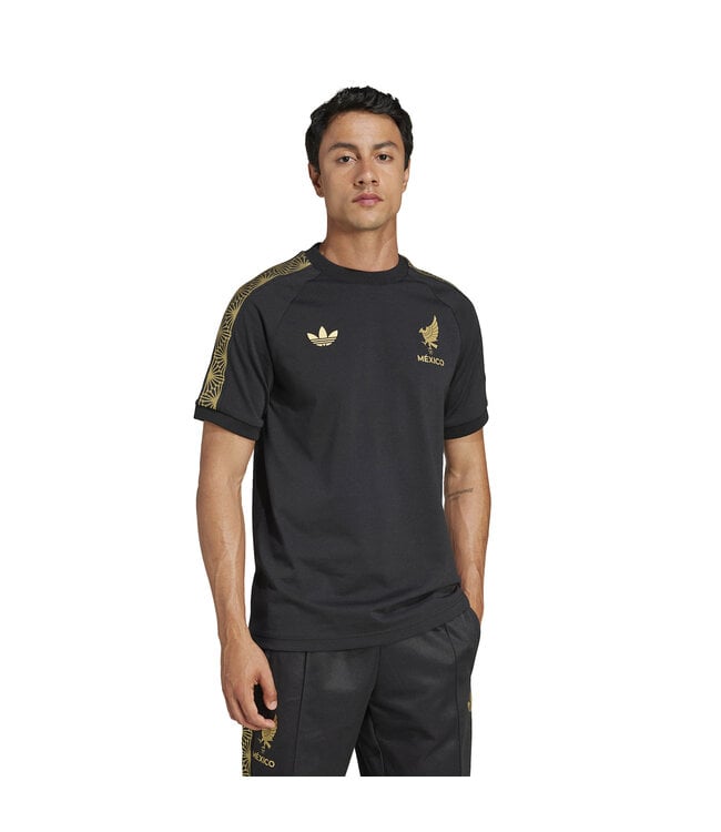 Adidas Mexico 2025 Gold Tee (Black/Gold)