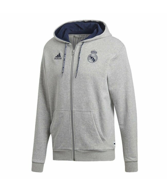 Adidas Real Madrid 19/20 Full Zip Hoodie