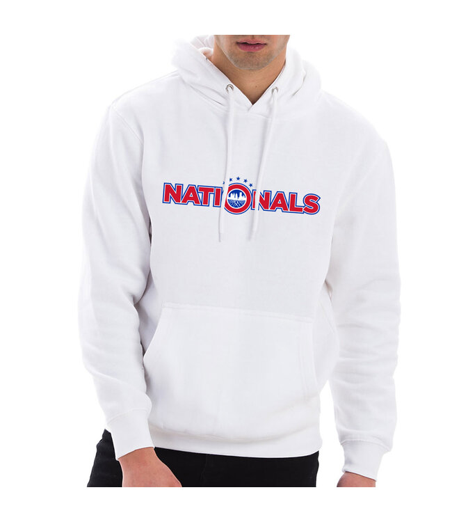 Nationals Lane 7 Unisex Hoodie (White)