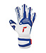 Reusch Attrakt Freegel Gold Sleek Finger Support Glove (White/Blue)