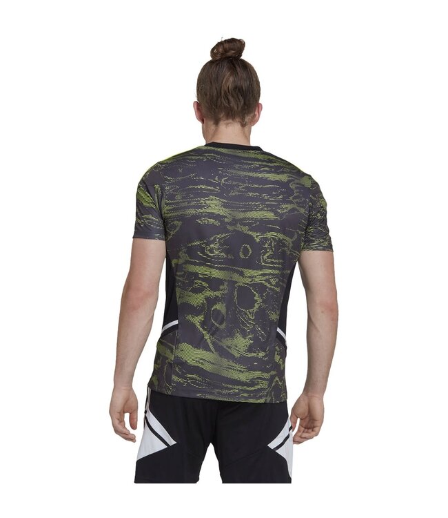 Adidas Manchester United 22/23 Condivo 22 Training Jersey (Black/Lime)