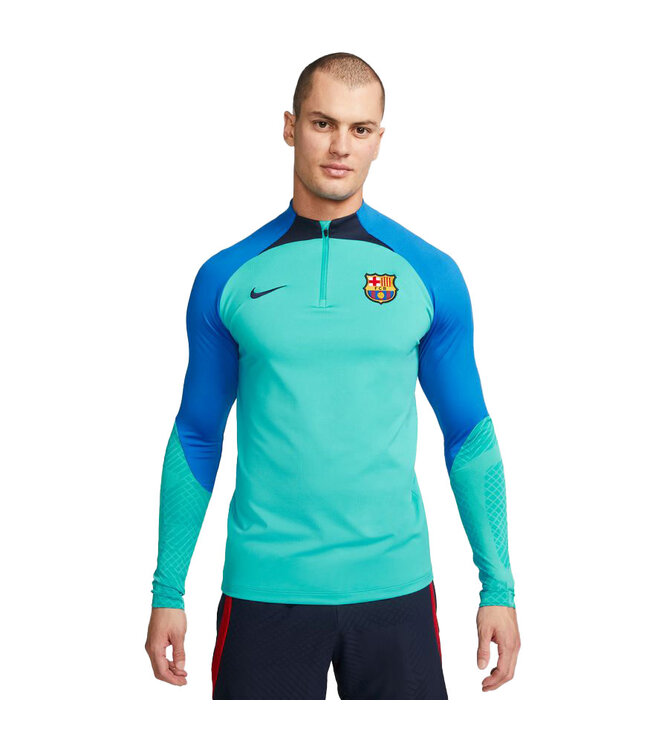 Nike FC Barcelona 22/23 Strike 1/4 Zip Top (Aqua)