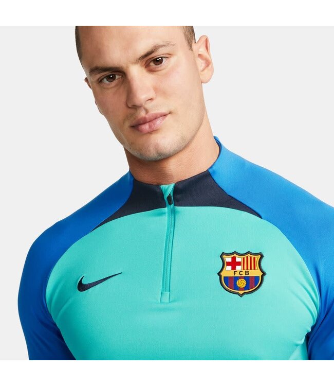 Nike FC Barcelona 22/23 Strike 1/4 Zip Top (Aqua)