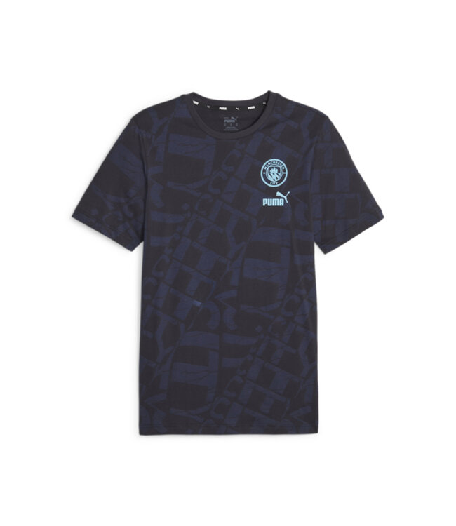 PUMA Manchester City 23/24 FTBLcore Aop Tee (Navy)