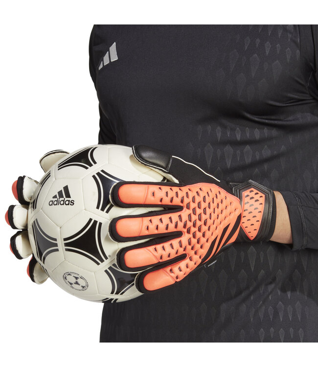 Adidas Predator Match Fingersave Gloves (Orange/Black)