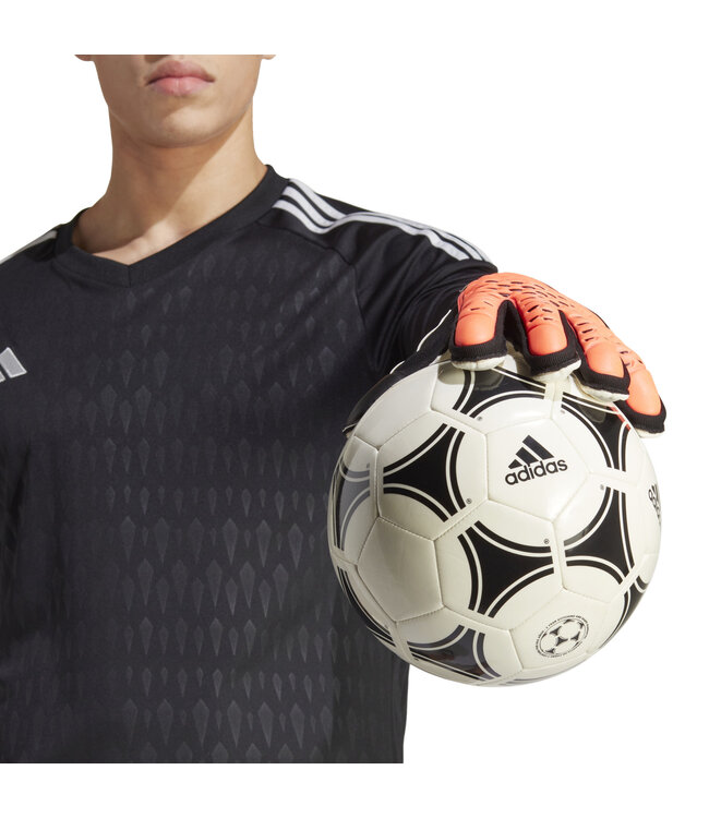 Adidas Predator Match Fingersave Goalkeeper Gloves (Orange/Black)