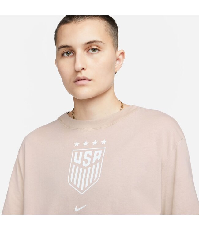 Nike USA 2023 USWNT 4-Star Crest Tee Women (Beige)