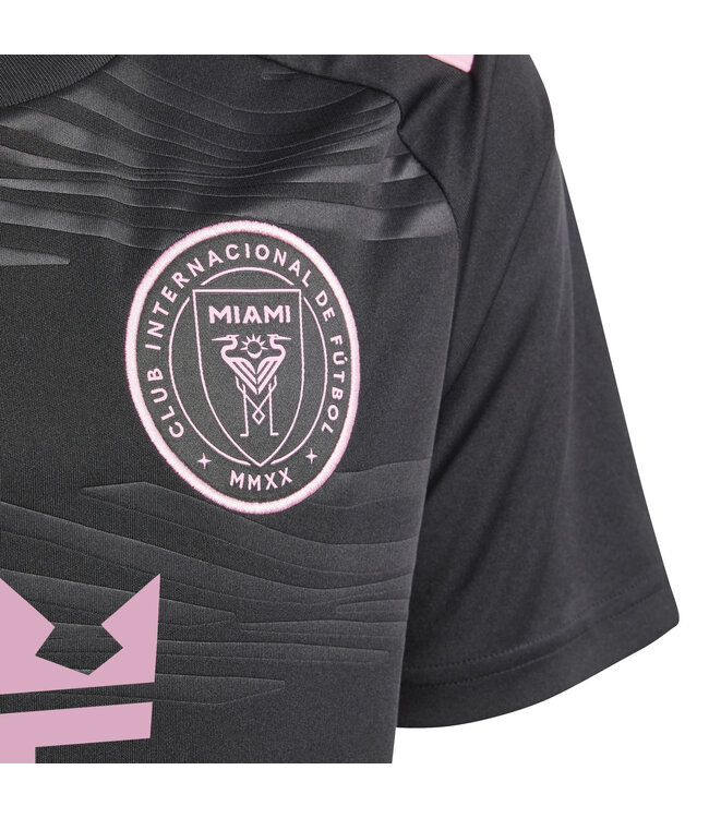 Adidas Inter Miami 2024 Away Jersey Youth (Black/Pink)