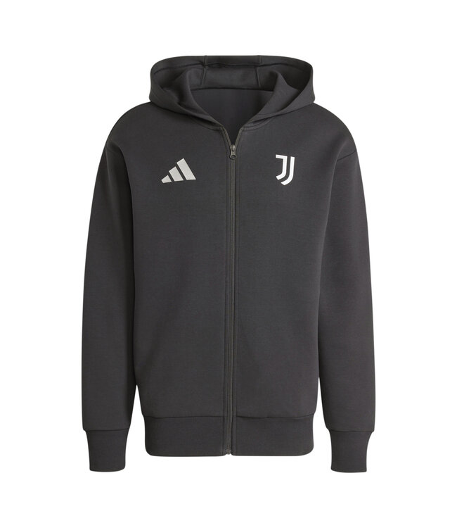 Adidas Juventus 24/25 Anthem Hooded Jacket (Black)