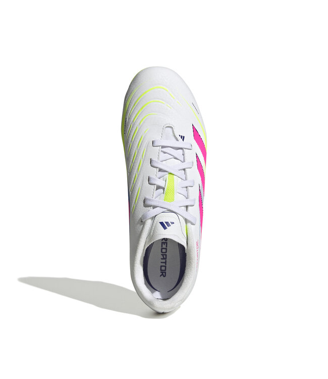 Adidas Predator League 25 FG Jr (White/Lime/Pink)