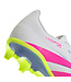 Adidas Predator League 25 FG Jr (White/Lime/Pink)
