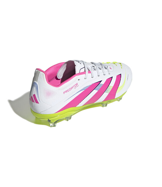 Adidas Predator Elite 25 FG Jr (White/Lime/Pink)