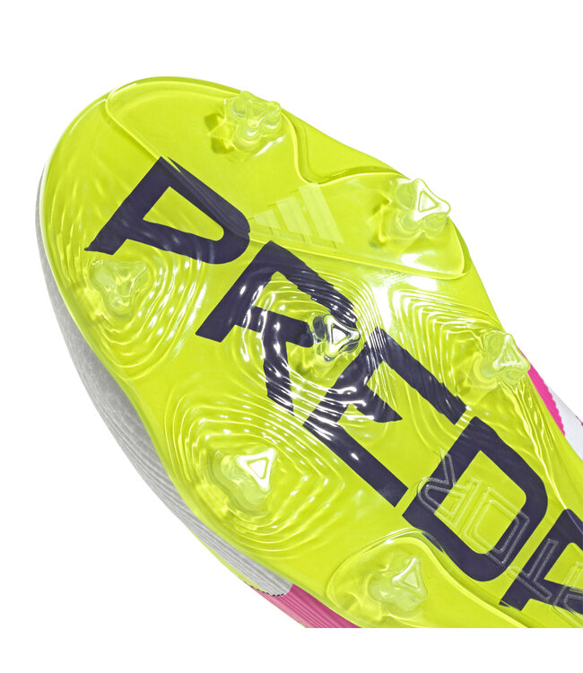 Adidas Predator Elite 25 FG Jr (White/Lime/Pink)