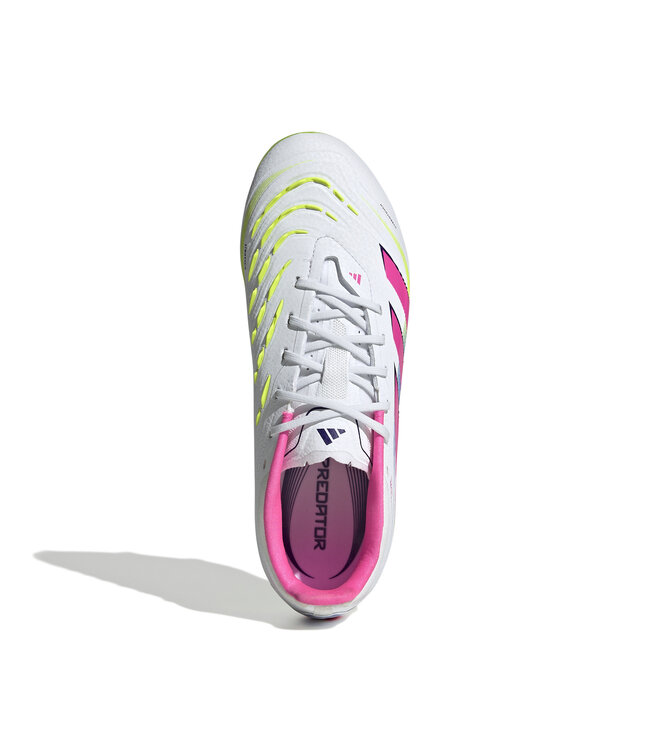 Adidas Predator Elite 25 FG Jr (White/Lime/Pink)