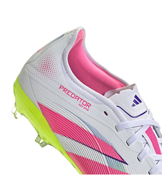 Adidas Predator Pro 25 FG (White/Lime/Pink)