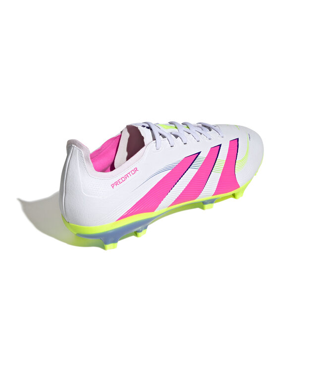 Adidas Predator League 25 FG (White/Lime/Pink)