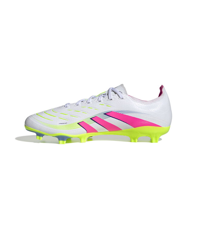 Adidas Predator League 25 FG (White/Lime/Pink)