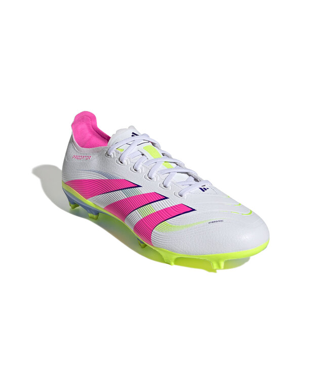 Adidas Predator League 25 FG (White/Lime/Pink)