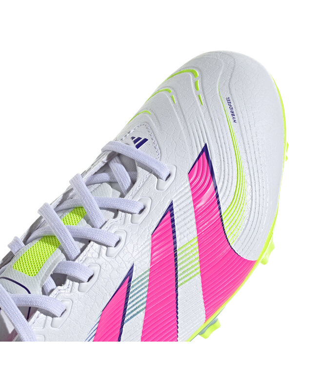 Adidas Predator League 25 FG (White/Lime/Pink)
