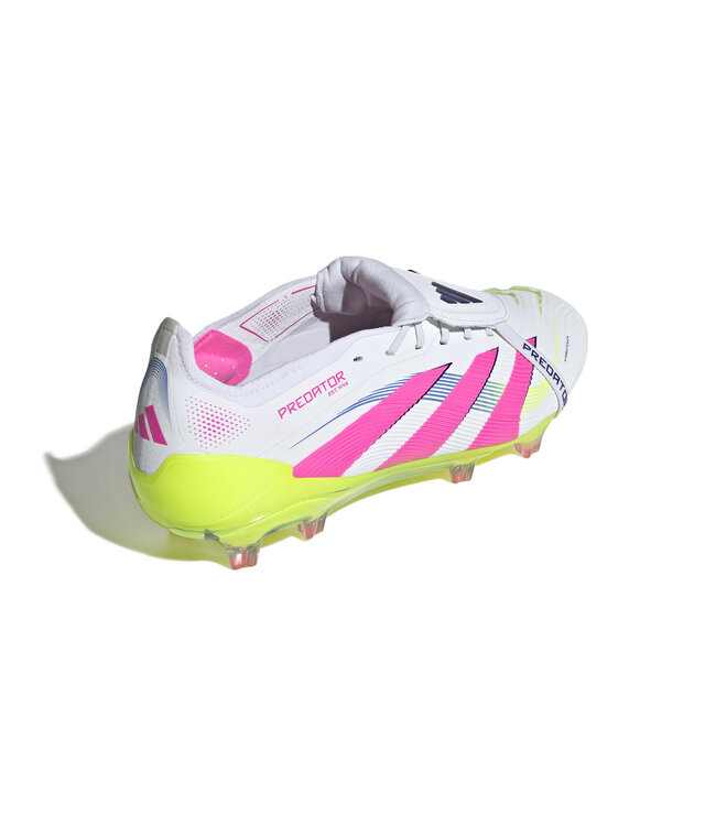 Adidas Predator Elite 25 Fold-Over Tongue FG (White/Lime/Pink)