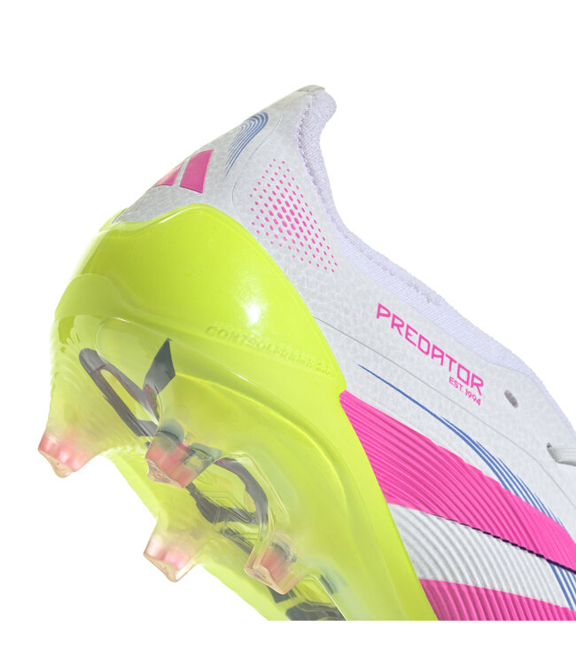 Adidas Predator Elite 25 Fold-Over Tongue FG (White/Lime/Pink)