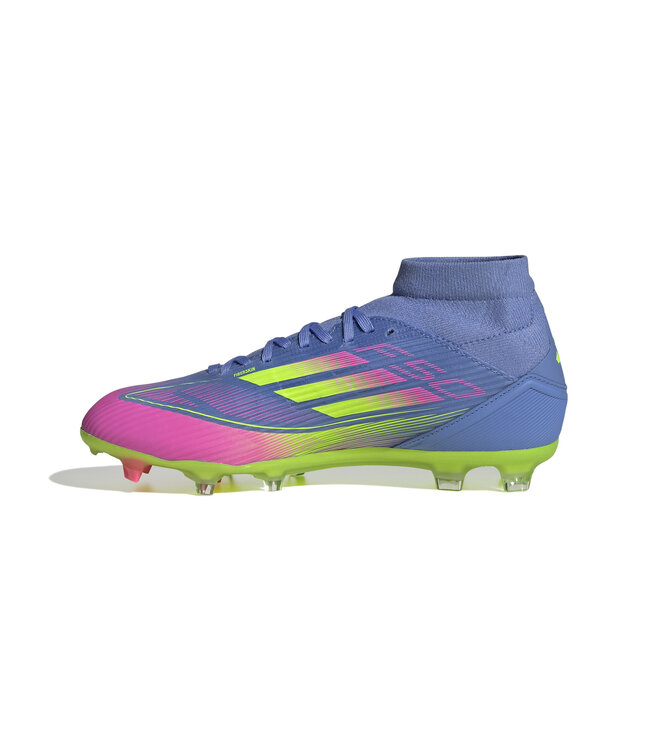 Adidas F50 League Mid FG Women (Blue/Lime/Pink)
