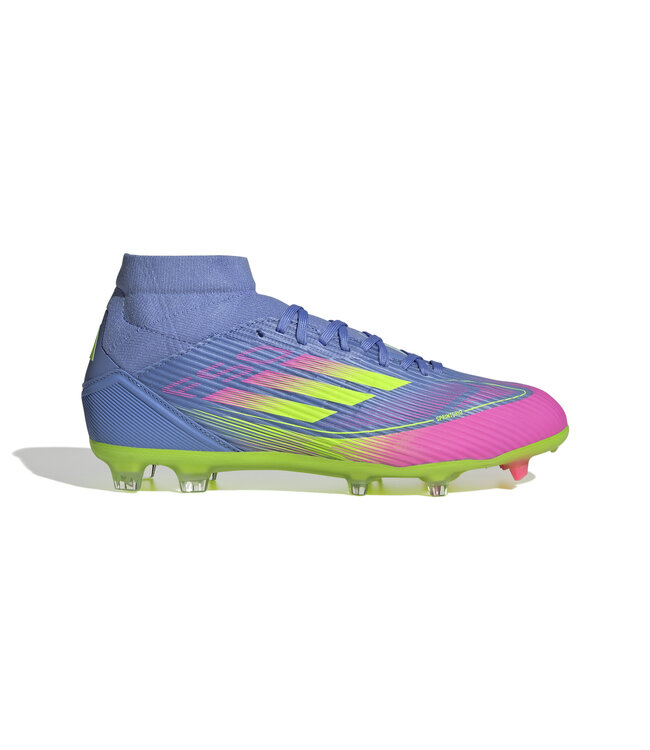 Adidas F50 League Mid FG Women (Blue/Lime/Pink)