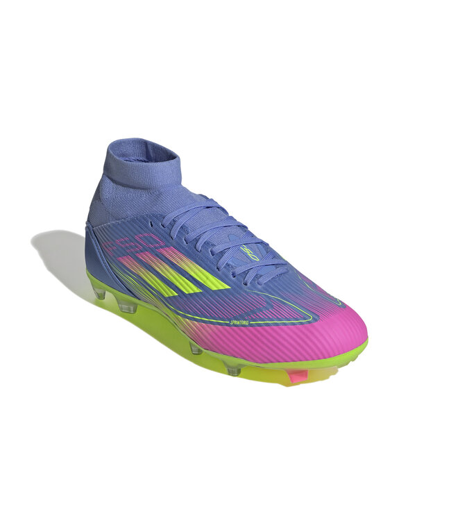 Adidas F50 League Mid FG Women (Blue/Lime/Pink)