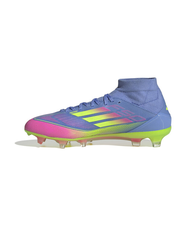 Adidas F50 Pro Mid FG Women (Blue/Lime/Pink)