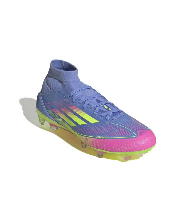 Adidas F50 Pro Mid FG Women (Blue/Lime/Pink)