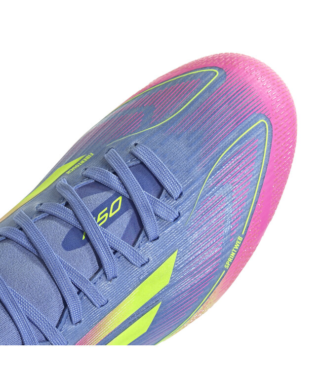 Adidas F50 Pro Mid FG Women (Blue/Lime/Pink)
