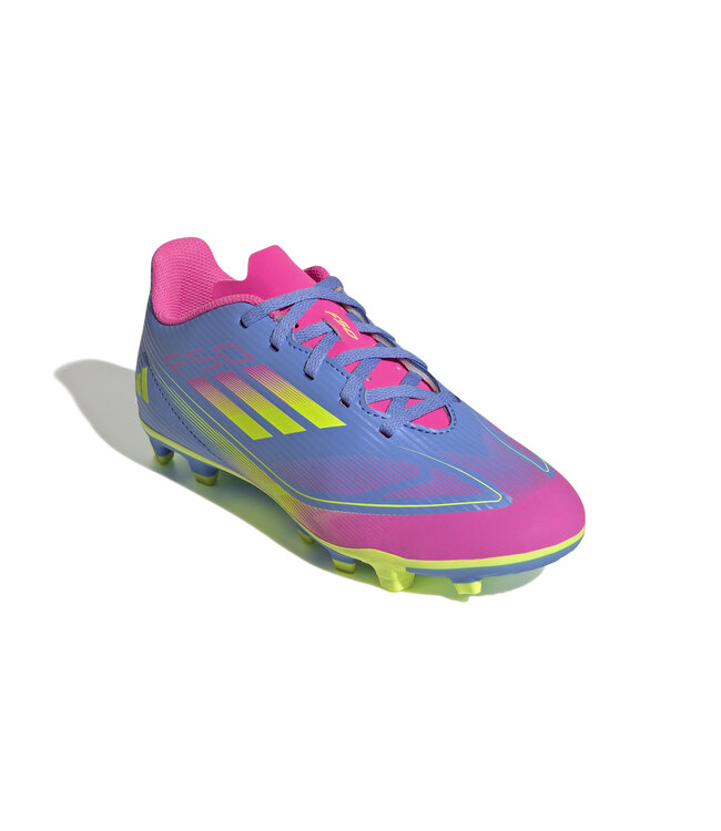 Adidas F50 Club FxG Jr (Blue/Lime/Pink)