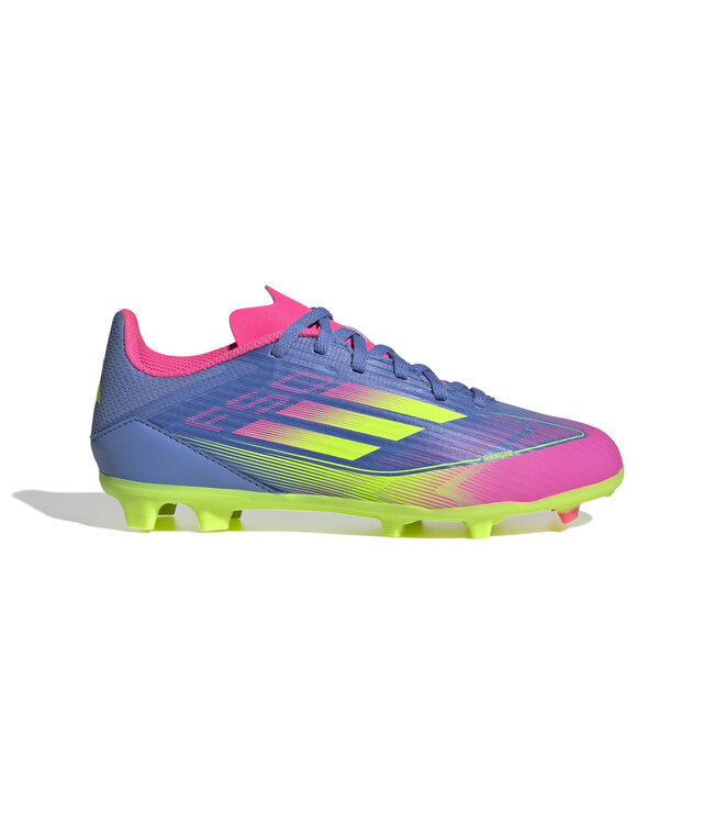 Adidas F50 League FG/MG Jr (Blue/Lime/Pink)