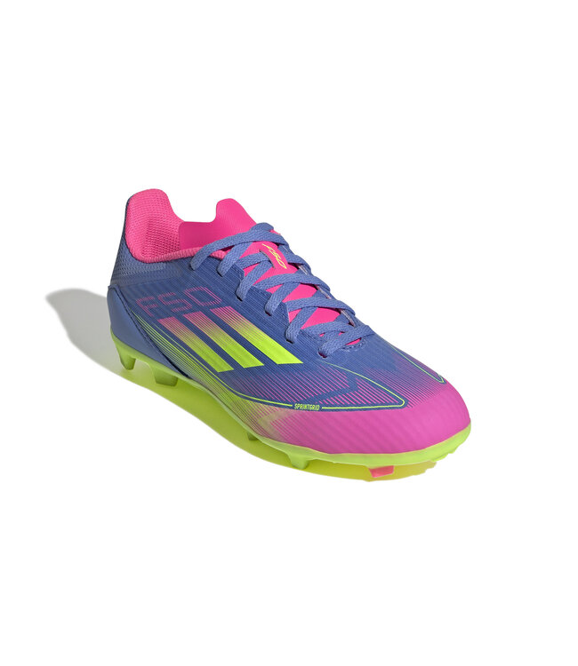 Adidas F50 League FG/MG Jr (Blue/Lime/Pink)
