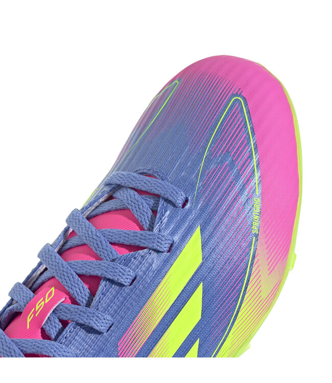 Adidas F50 League FG/MG Jr (Blue/Lime/Pink)