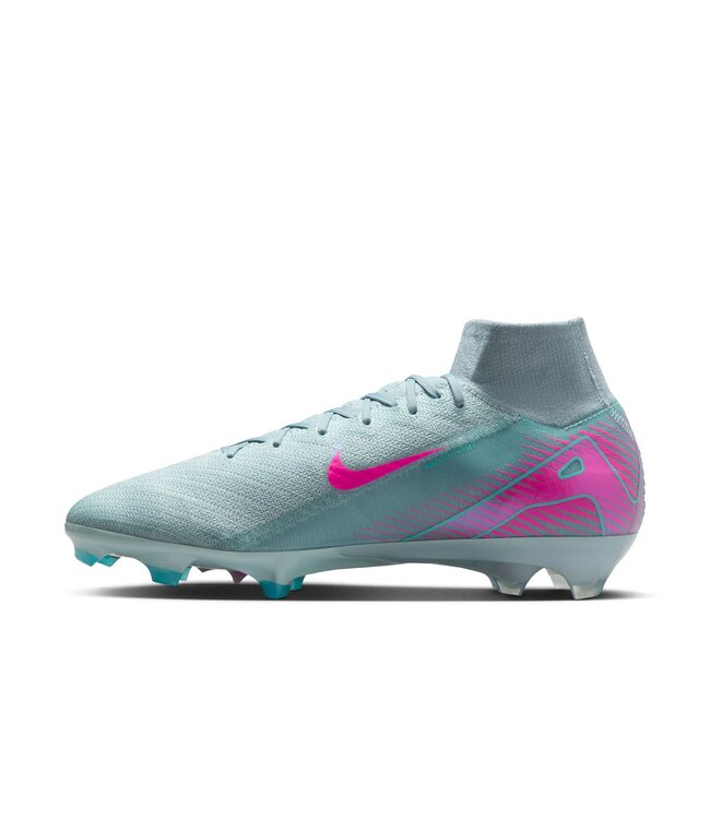 Nike Zoom Mercurial Superfly 10 Elite FG (Gray/Pink)