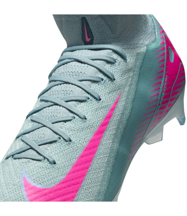 Nike Zoom Mercurial Superfly 10 Elite FG (Gray/Pink)