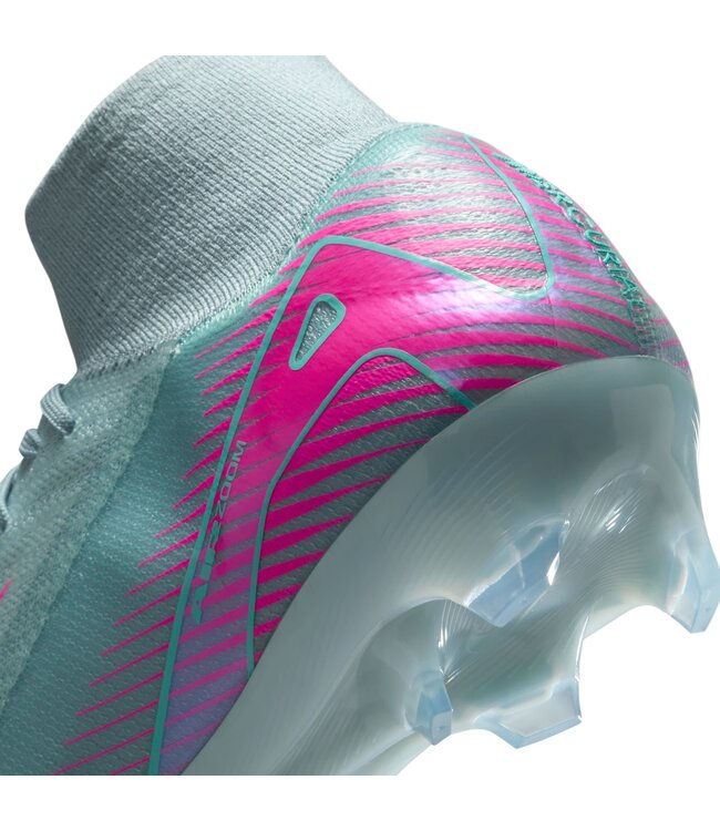Nike Zoom Mercurial Superfly 10 Elite FG (Gray/Pink)