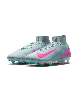 Nike ZOOM MERCURIAL SUPERFLY 10 ELITE FG (GRAY/PINK)