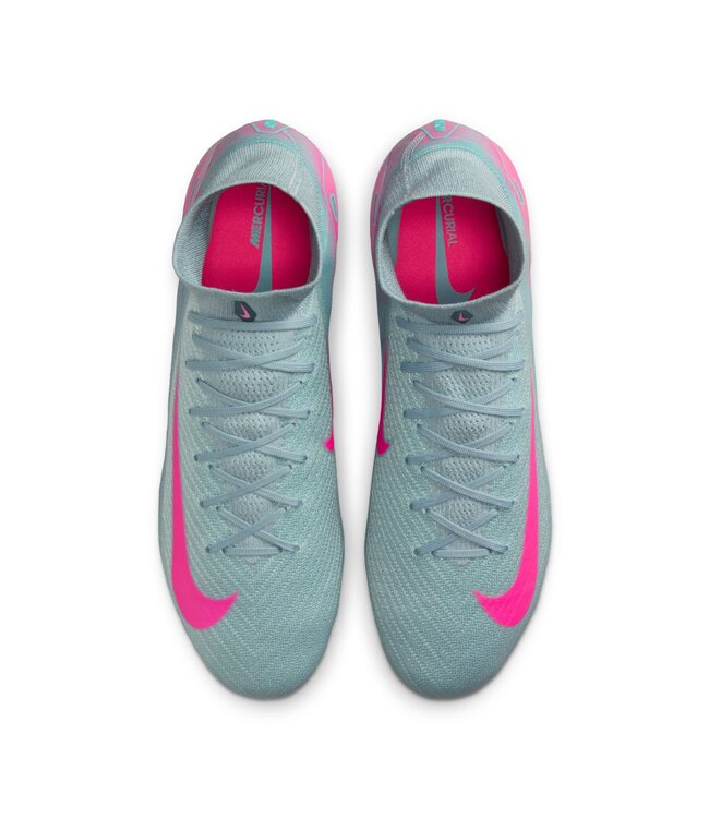 Nike Zoom Mercurial Superfly 10 Elite FG (Gray/Pink)