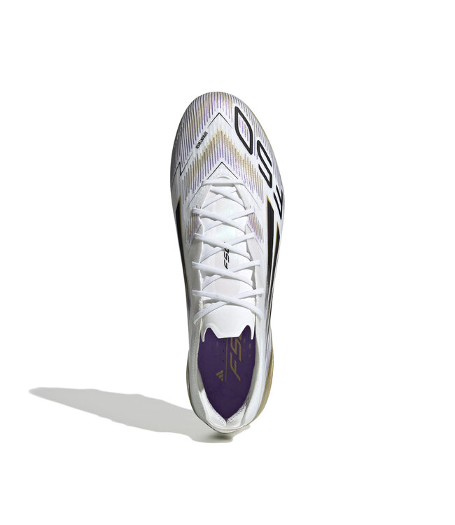 Adidas F50 Elite FG (White/Black/Gold)
