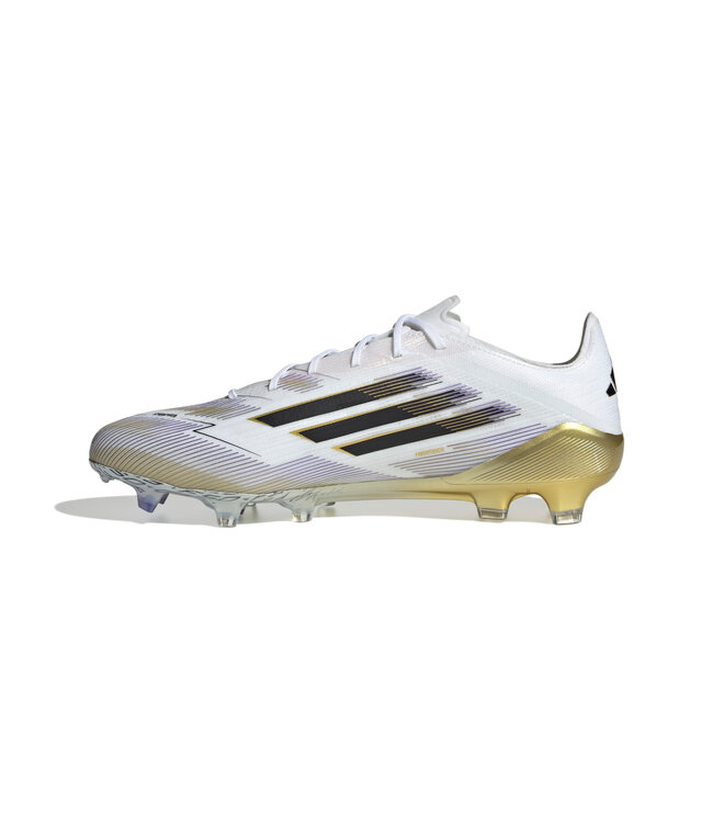 Adidas F50 Elite FG (White/Black/Gold)