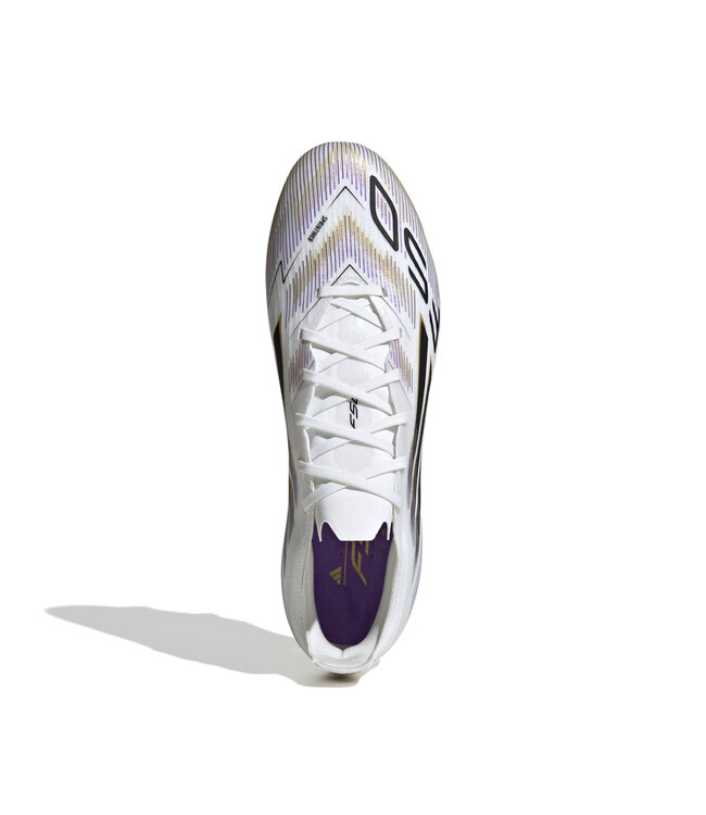 Adidas F50 Pro FG (White/Black/Gold)