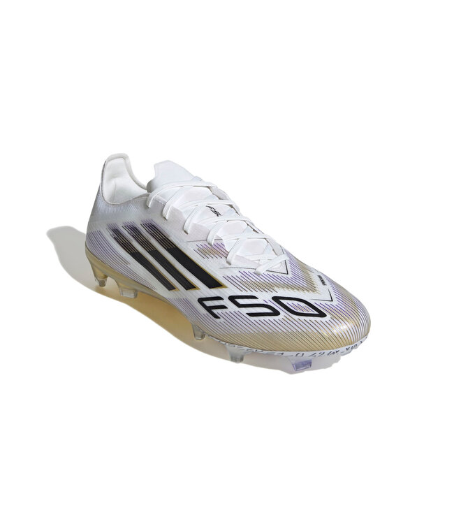 Adidas F50 Pro FG (White/Black/Gold)