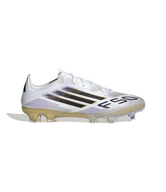 Adidas F50 PRO FG (WHITE/BLACK/GOLD)