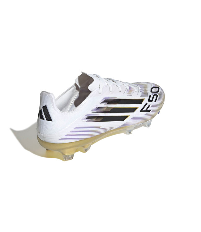Adidas F50 Pro FG (White/Black/Gold)