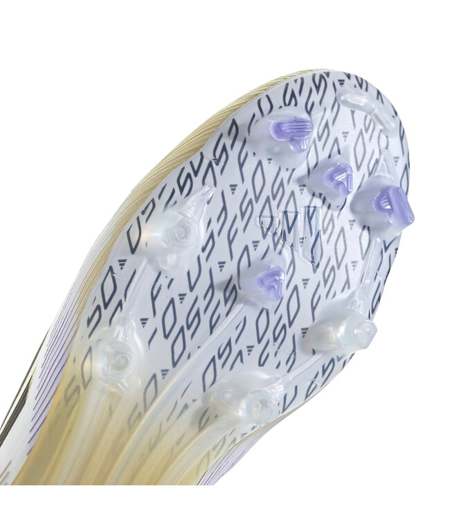 Adidas F50 Pro FG (White/Black/Gold)